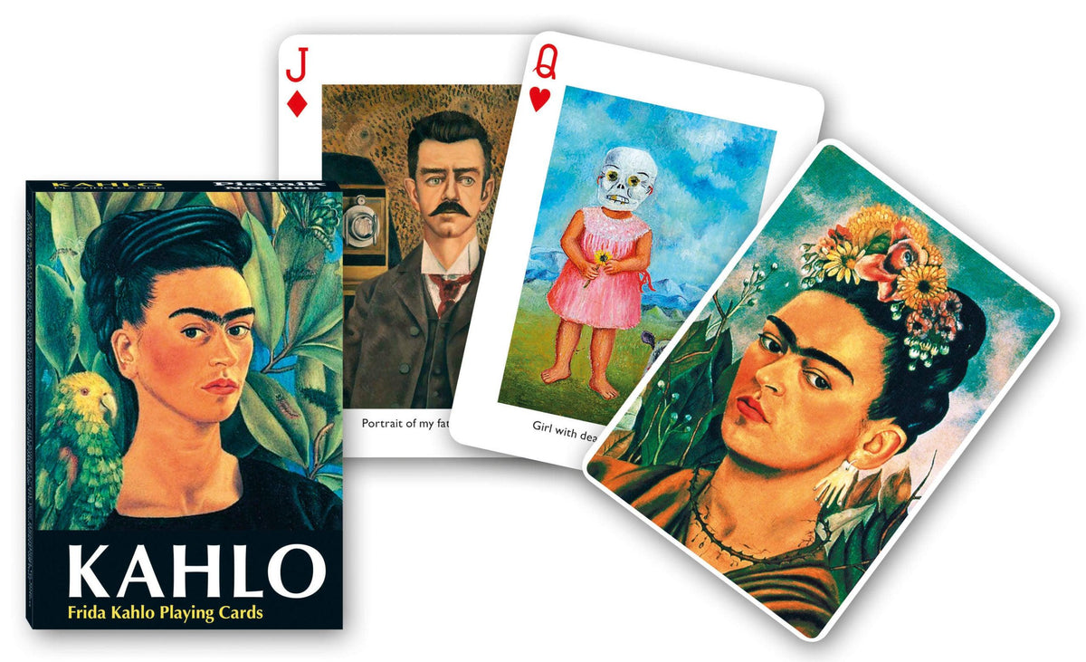 Spielkarten Frida Kahlo - www. kunstundspiel .de 868