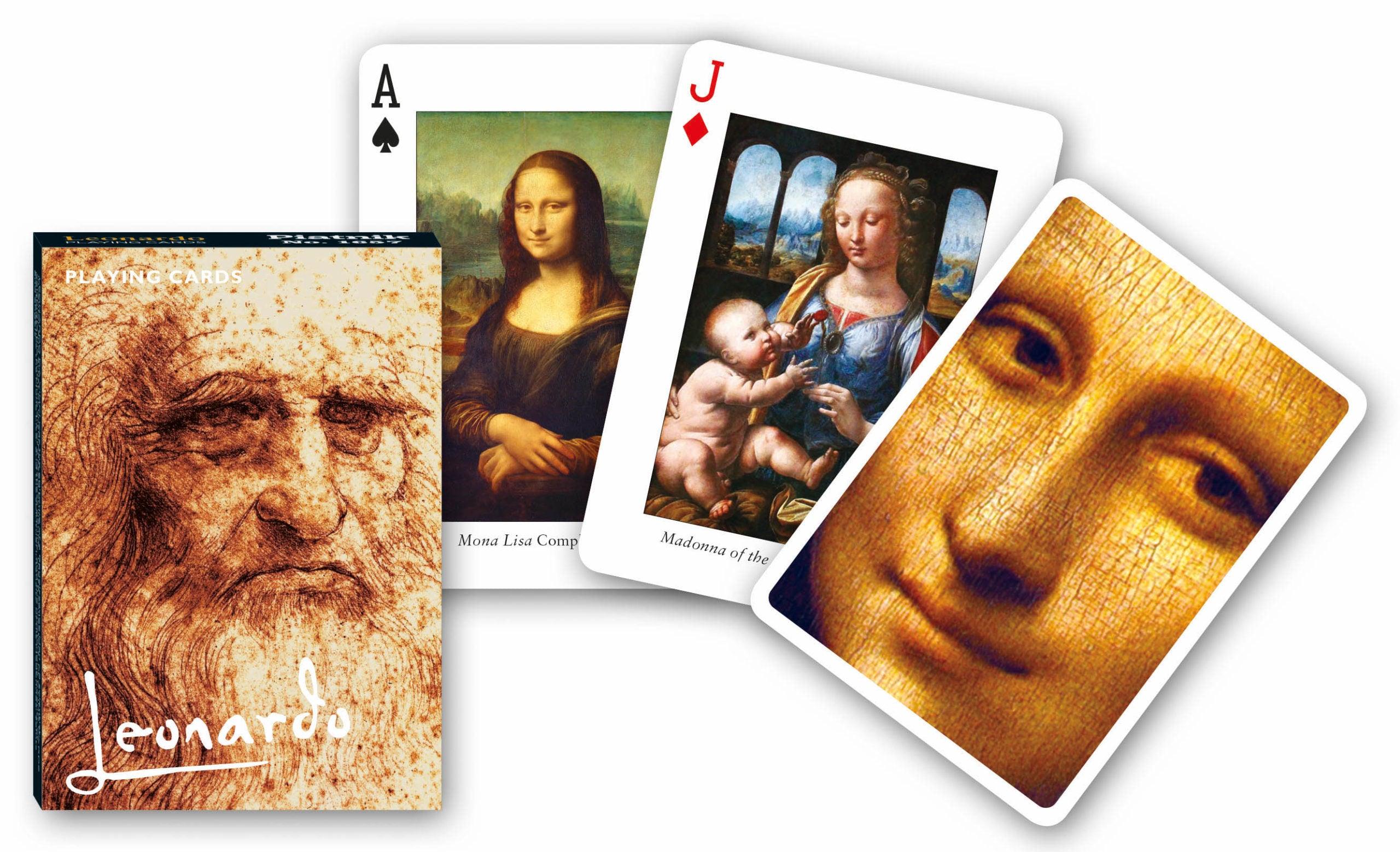 Spielkarten Leonardo da Vinci - www. kunstundspiel .de 1678