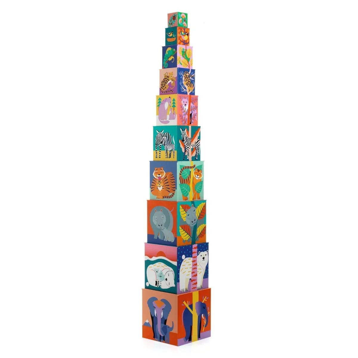 Stapelturm Wilde Tiere - DJ08511 Djeco