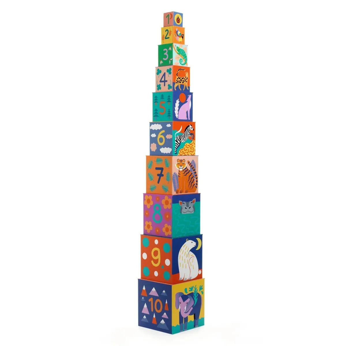Stapelturm Wilde Tiere - DJ08511 Djeco