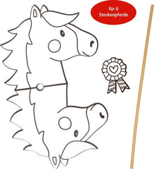 Steckenpferd Bastelset mein kleiner Ponyhof