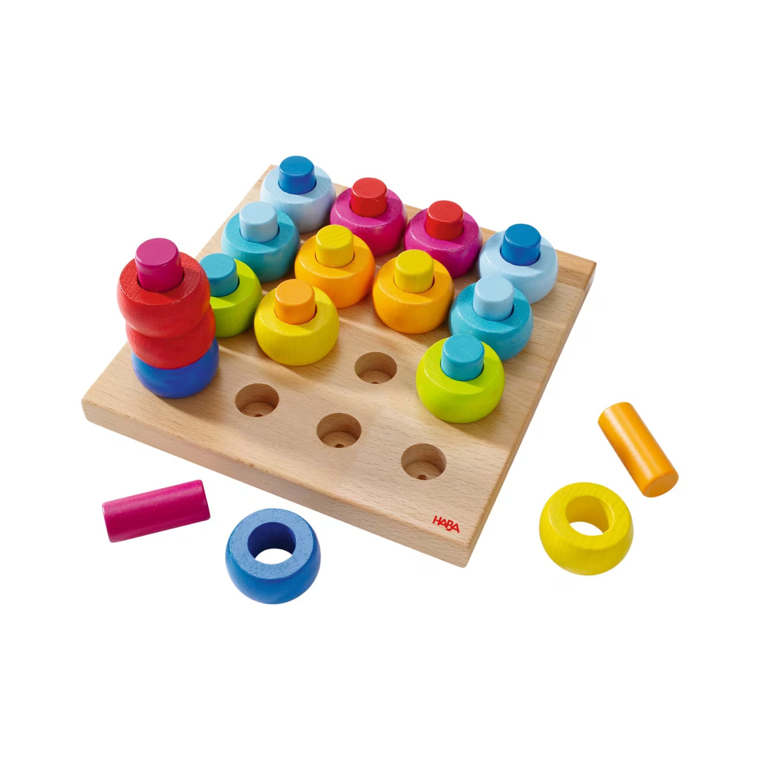 Steckspiel Farbkringel - 1002202001 Haba