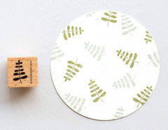 Stempel Blätterzweig klein Perlenfischer