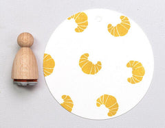 Stempel Croissant Perlenfischer