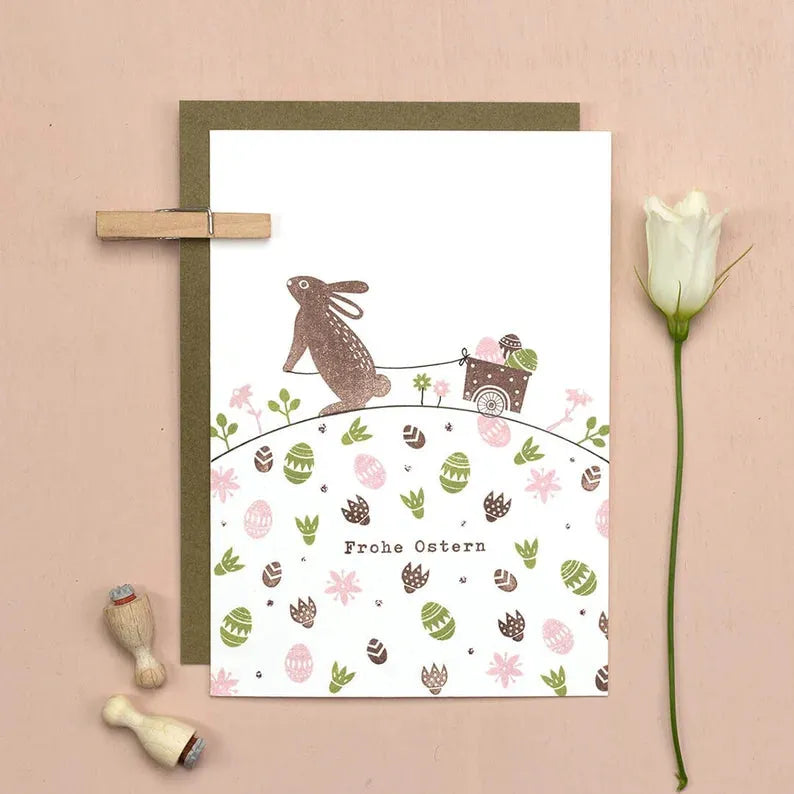 Stempel - Hase stehend - A213 Perlenfischer
