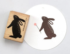 Stempel Hase stehend - A213 Perlenfischer