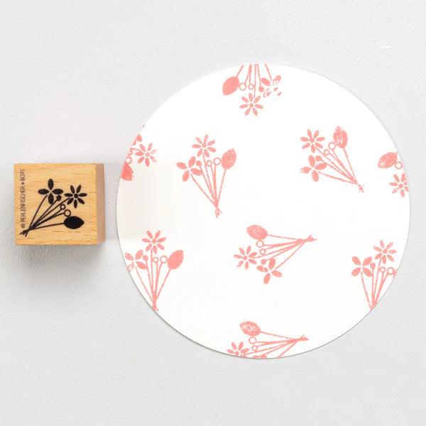 Stempel kleiner Blumenstrauss Perlenfischer