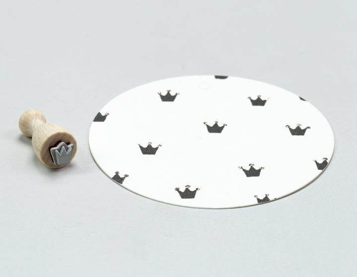 Stempel Krone mini Perlenfischer