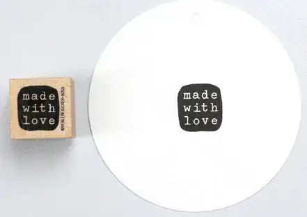 Stempel Made with Love Perlenfischer