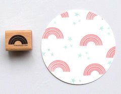 Stempel Regenbogen Perlenfischer