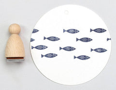 Stempel Sardine Perlenfischer