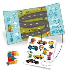 Sticker Autos Djeco