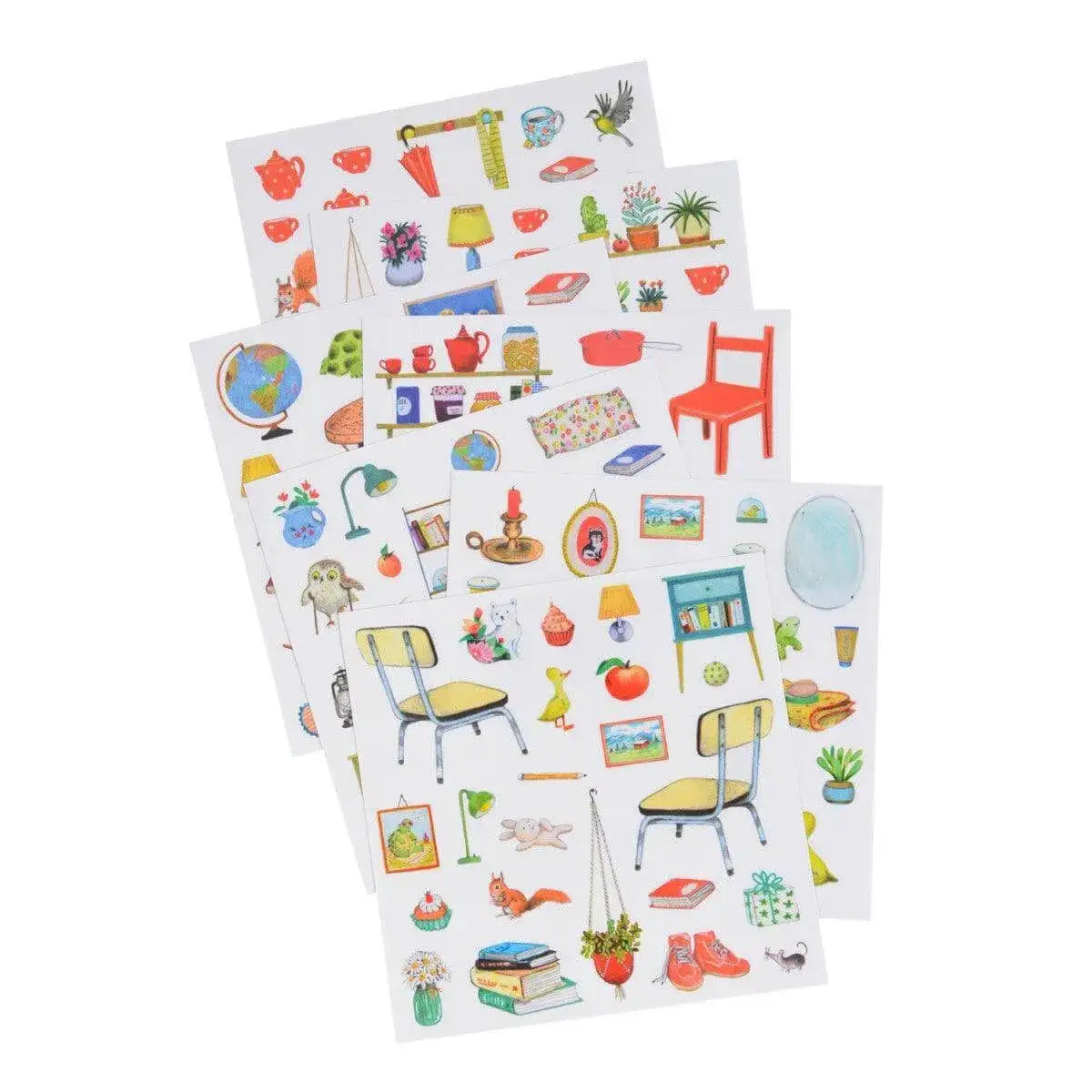 Stickerheft La Grande Familie Djeco