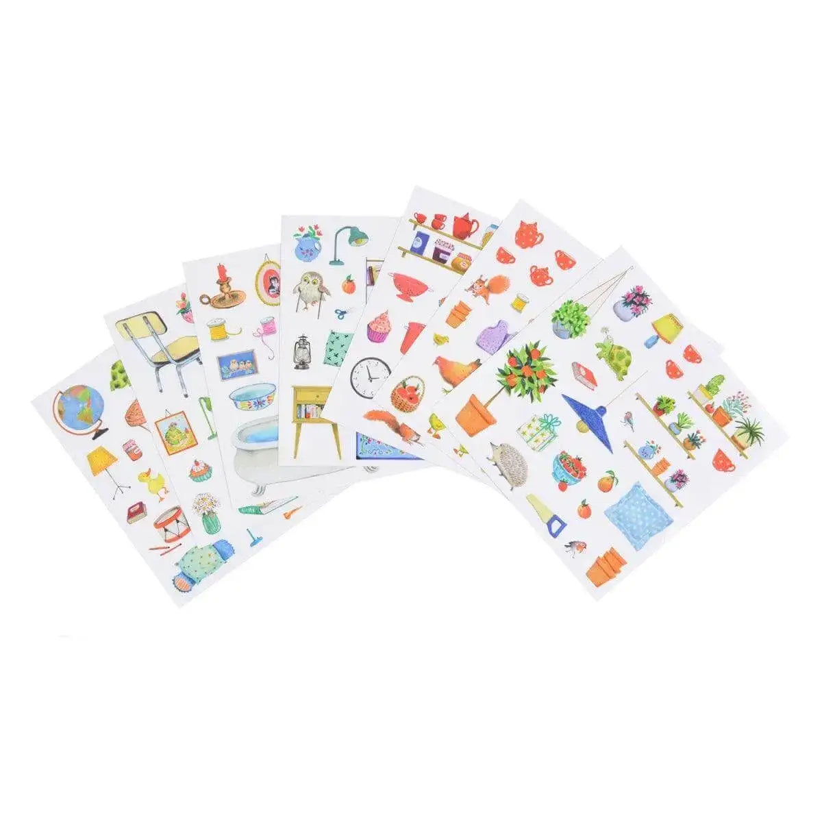 Stickerheft La Grande Familie Djeco