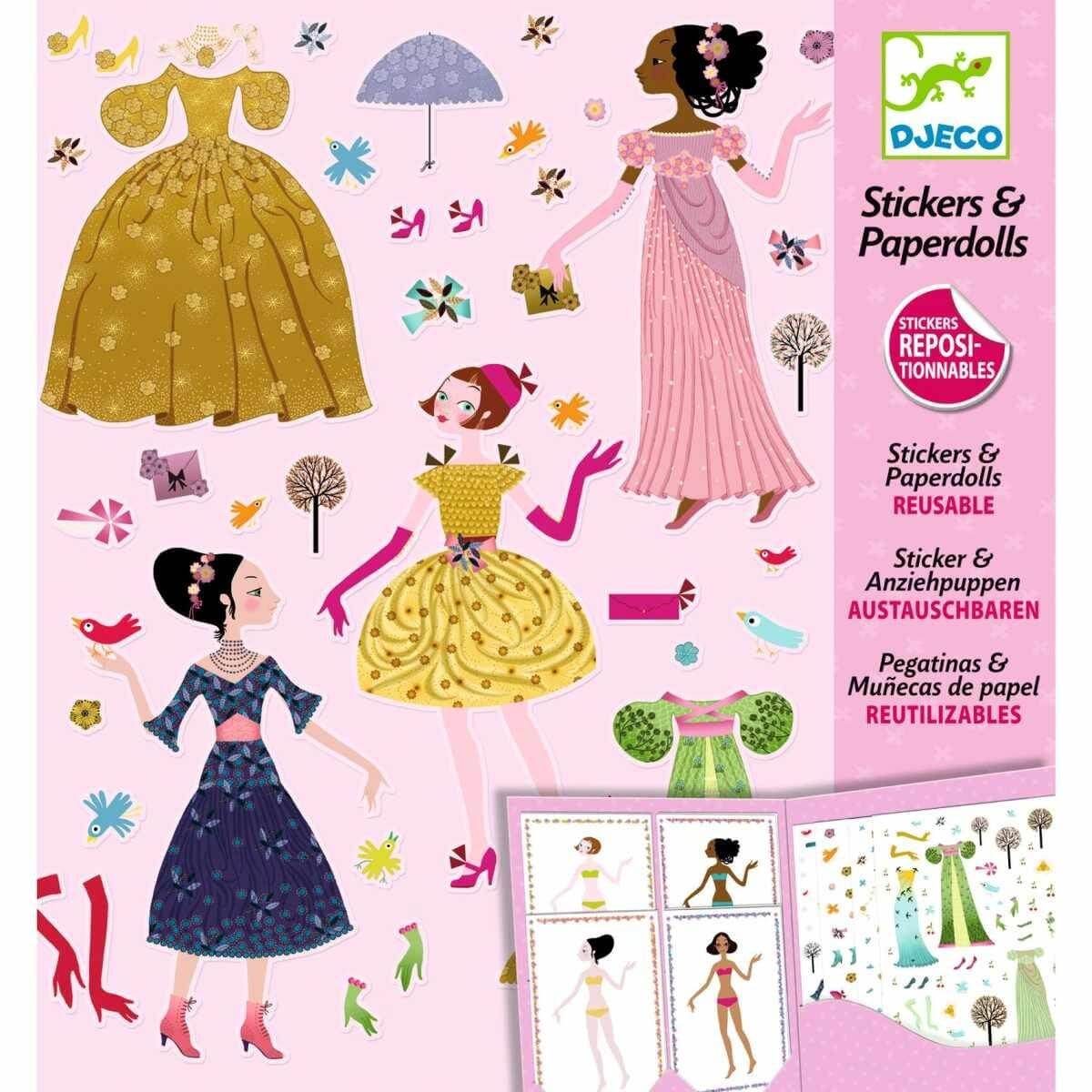 Stickerpuppen: Kleider 4 Jahreszeiten Djeco