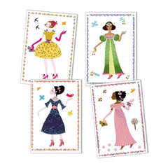 Stickerpuppen: Kleider 4 Jahreszeiten Djeco