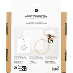 Stickpackung "Erdbeerkranz" Rico