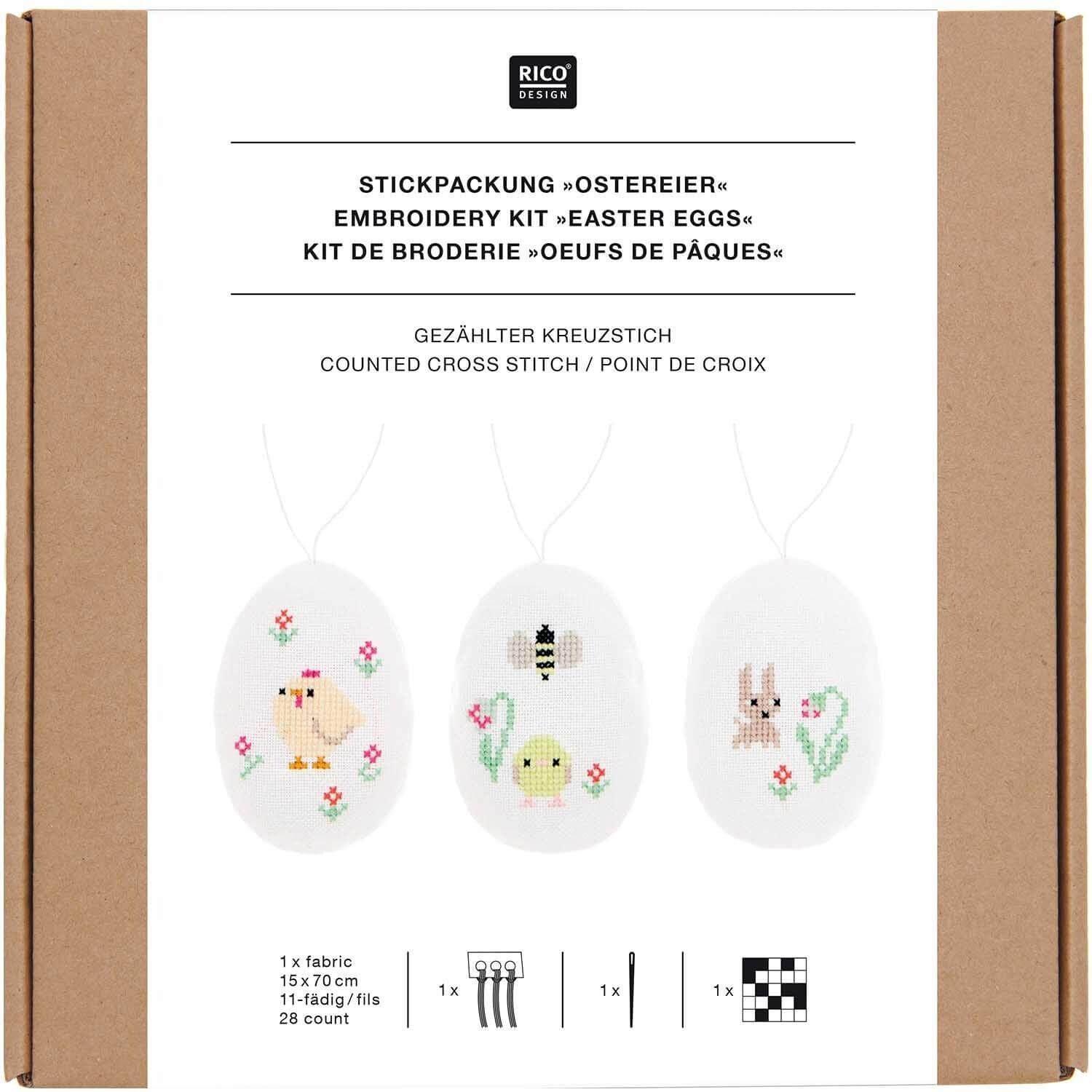 Stickpackung Ostereier Rico