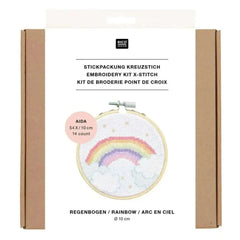 Stickpackung Regenbogen Rico