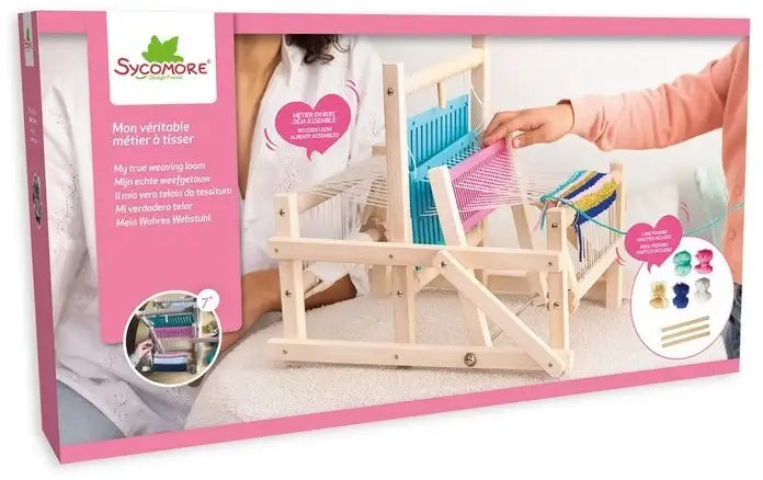 sycomore-spielzeug-xxl-webrahmen-fuer-kinder-kreativset - kunstundspiel 