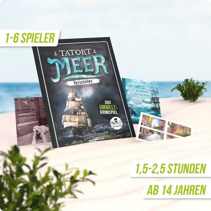 Tatort Meer: Umwelt-Krimispiel für 1-6 Spieler, ab 14 Jahren, 1,5-2,5 Stunden Spielzeit