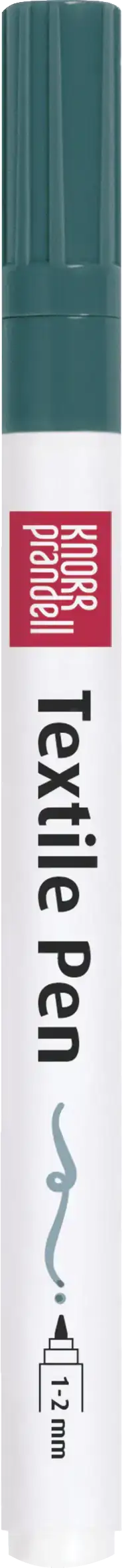 Textilstift einzeln dünn - petrol Baiers