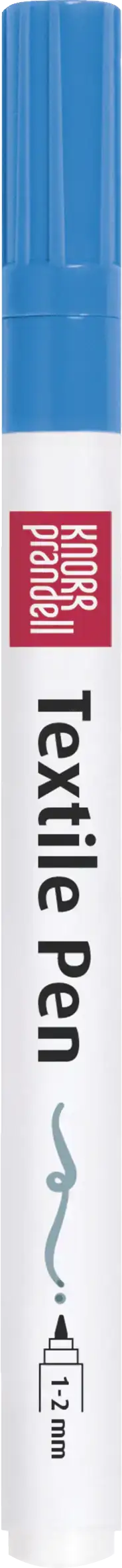 Textilstift einzeln dünn - türkis Baiers