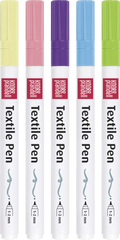 Textilstifte Basic dünn - pastell Baiers