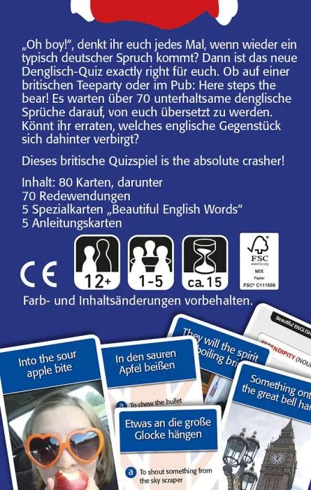 That is the crowning! – Das lustige Denglisch-Quiz - 90613 Moses