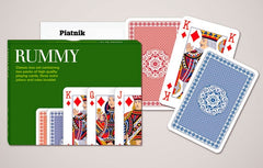Rummy Kartenspiel – 2 x 55 Blatt im Doppeletui mit Regelbuch