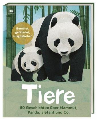 Tiere: 50 Geschichten über Mammut, Panda, Elefant und Co. - www. kunstundspiel .de 9783831046812