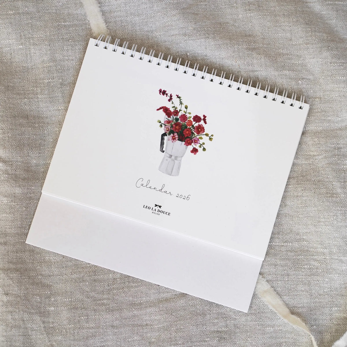 Tischkalender - Blumensträuße 2026 - 91421678 Leo la Douce Atelier