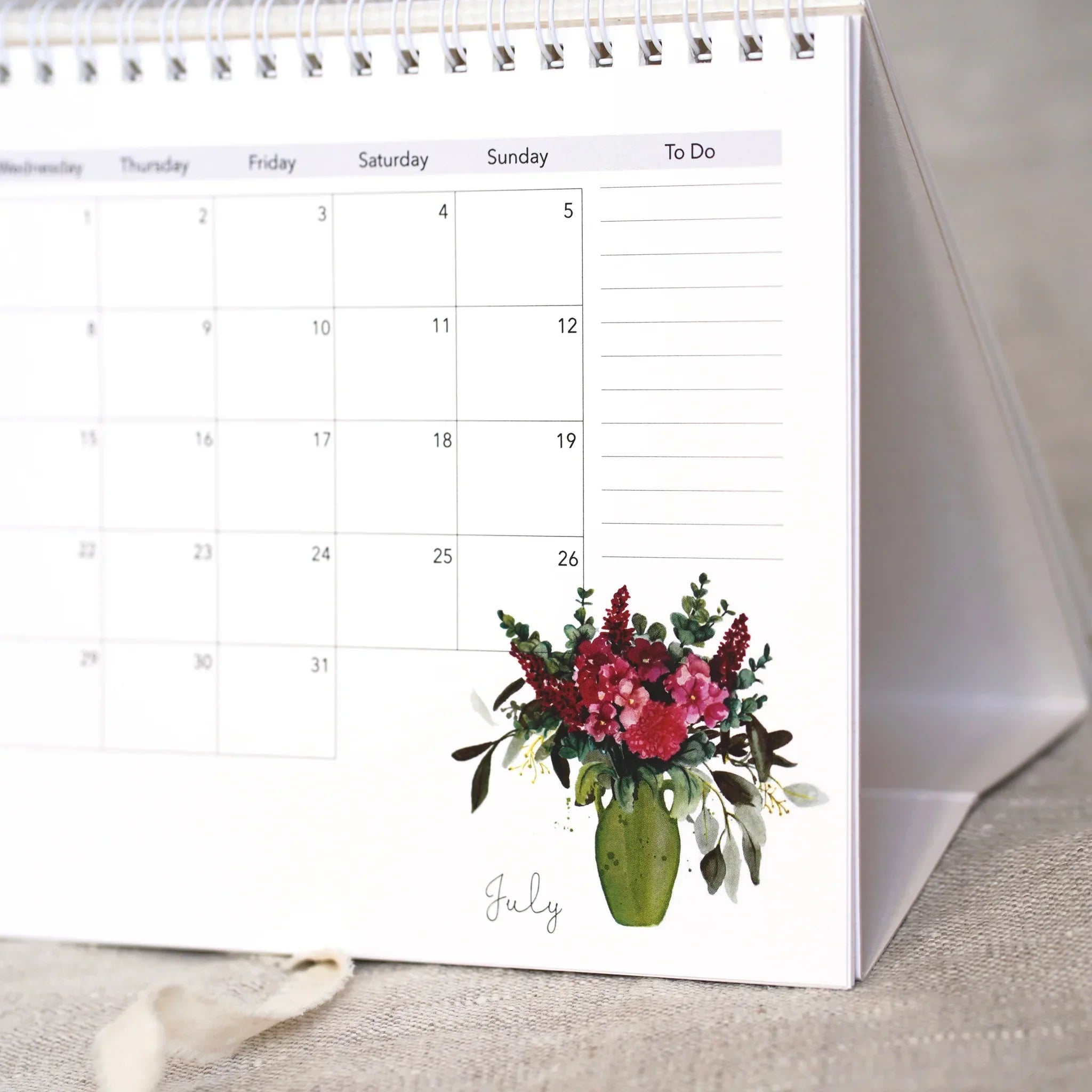 Tischkalender - Blumensträuße 2026 - 91421678 Leo la Douce Atelier