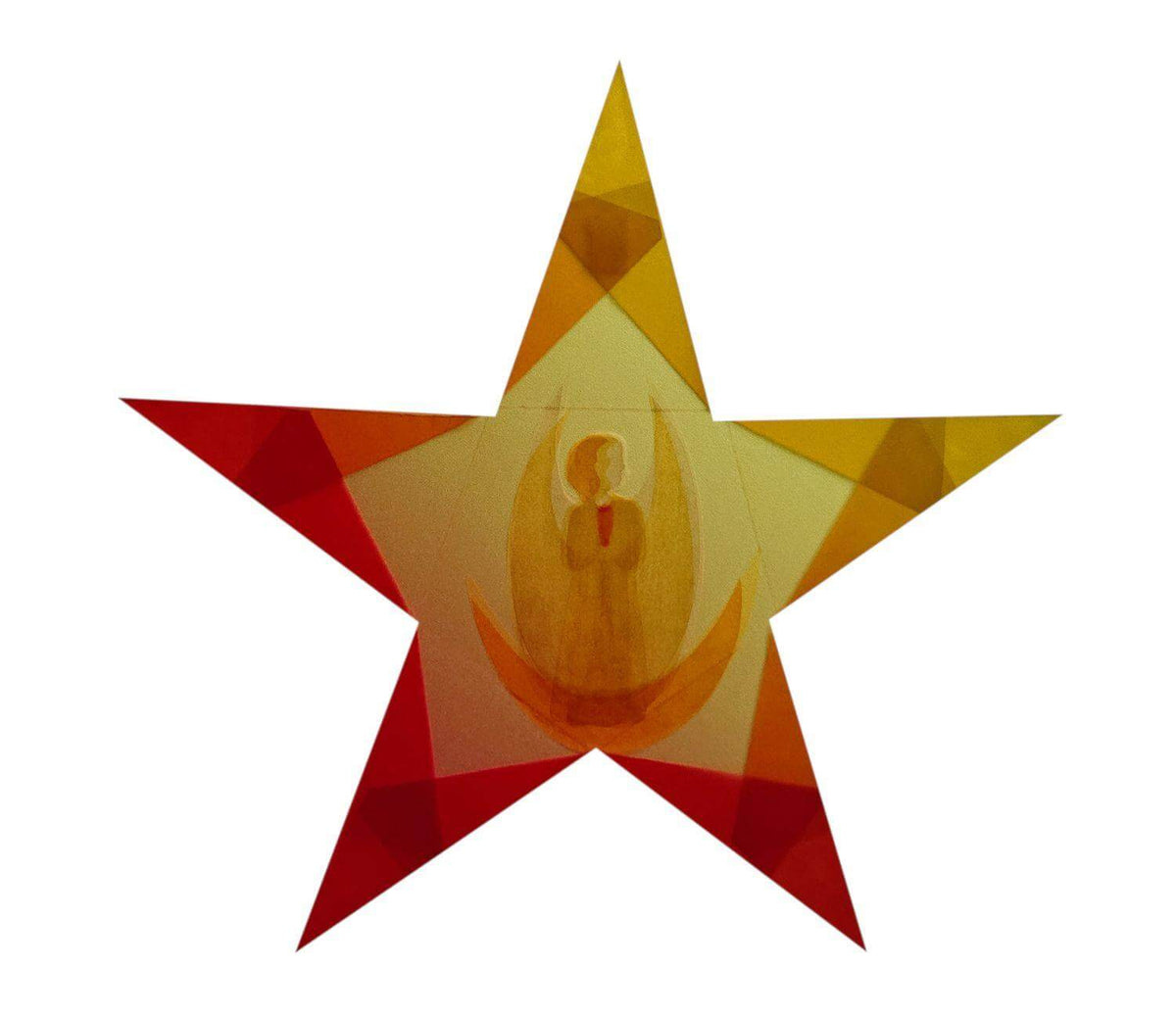 Transparent Stern, gelb-orange Transparent Manufaktur