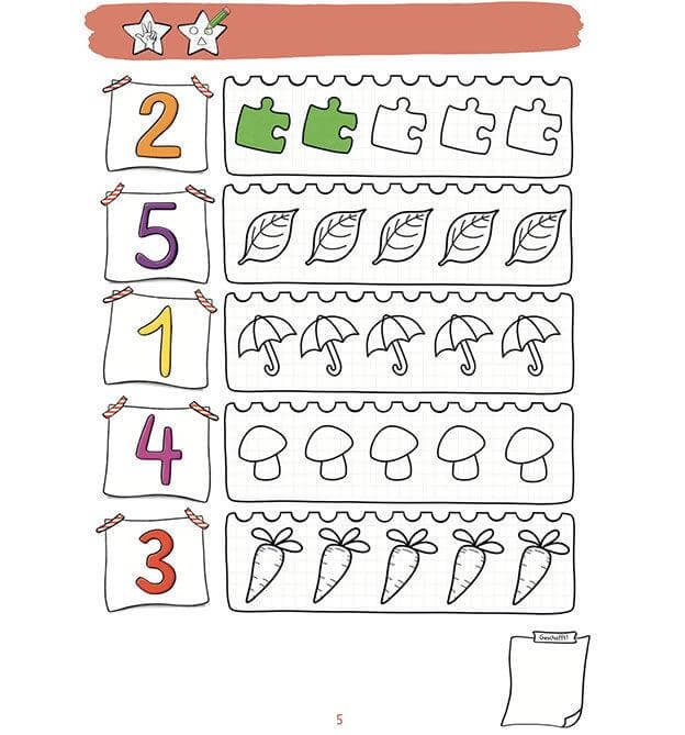 Vorschulwelt - Mein Übungsblock: Zahlen und Mengen Frech Verlag