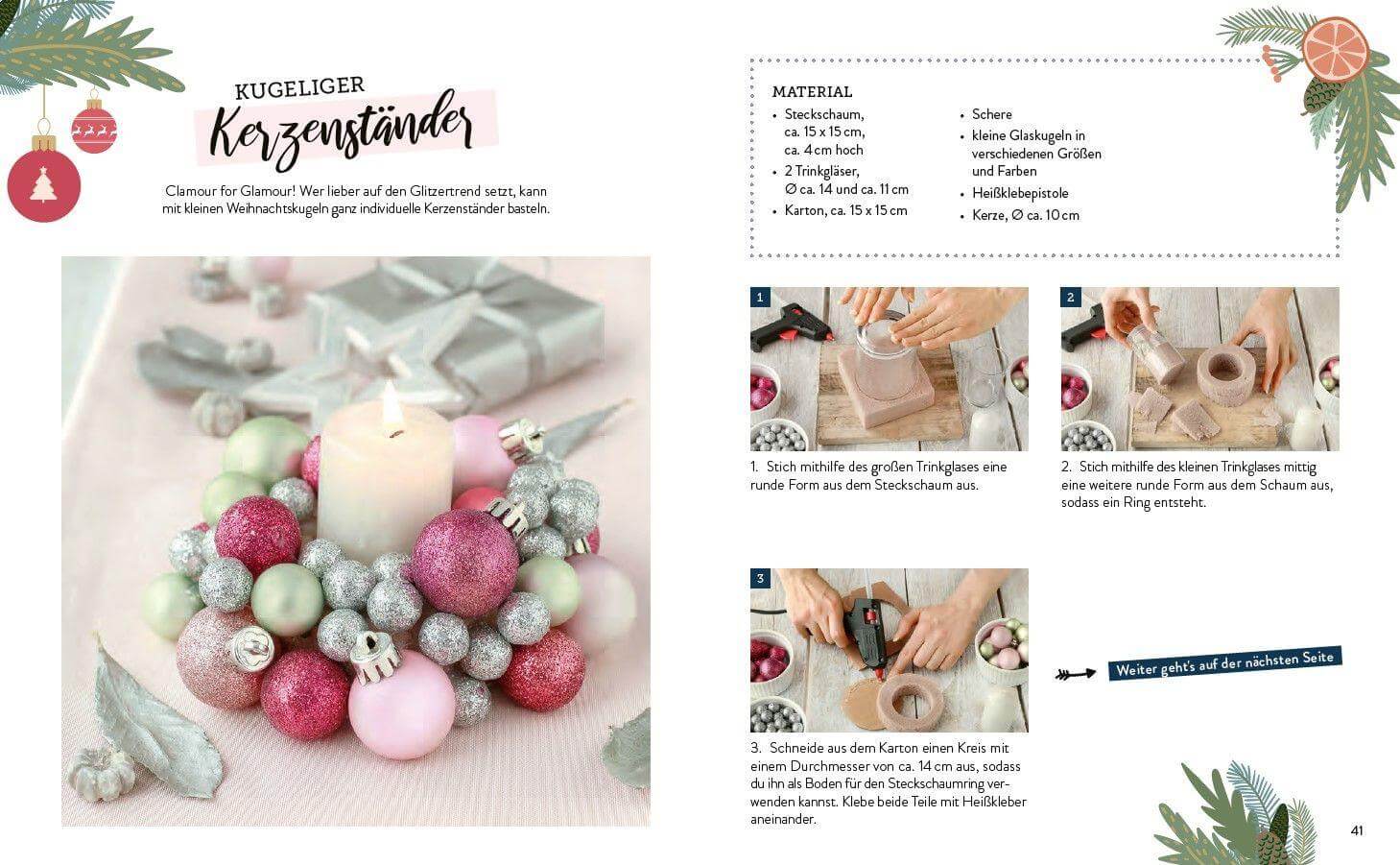 Weihnachten kreativ! - Winterliche DIY-Ideen: Baumschmuck, Adventskalender, Baumschmuck und mehr EMF-Verlag