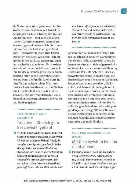 Willkommen Geschwisterchen Trias