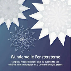 Wundervolle Fenstersterne weiß 45 Zuschnitte - 010 Spötzl