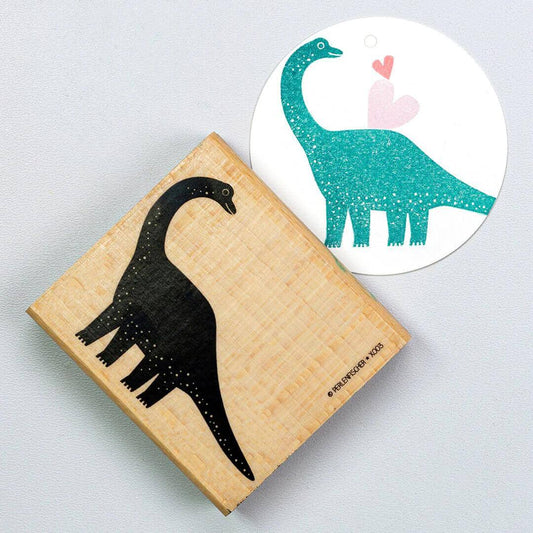 Stempel Dinosaurier Brachiosaurus Perlenfischer