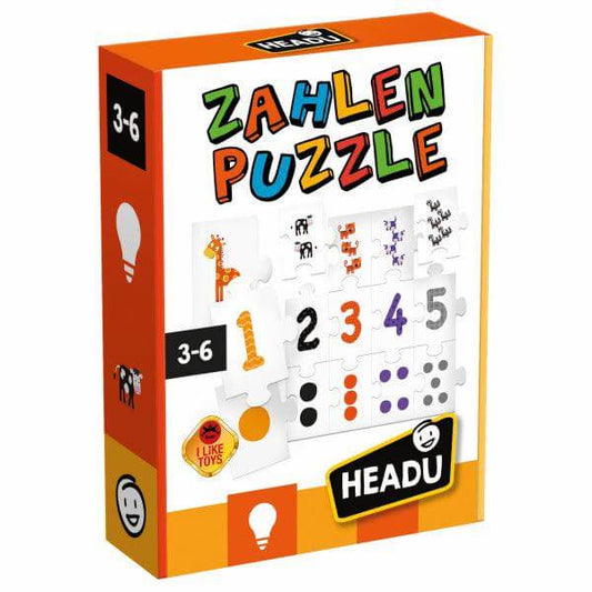 Zahlenpuzzle Headu Heinrich Bauer Spiele