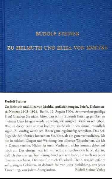 Zu Helmuth und Eliza von Moltke - 9783727404900 Rudolf Steiner Verlag