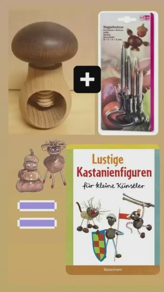 Kastanienhalterung Steinpilz